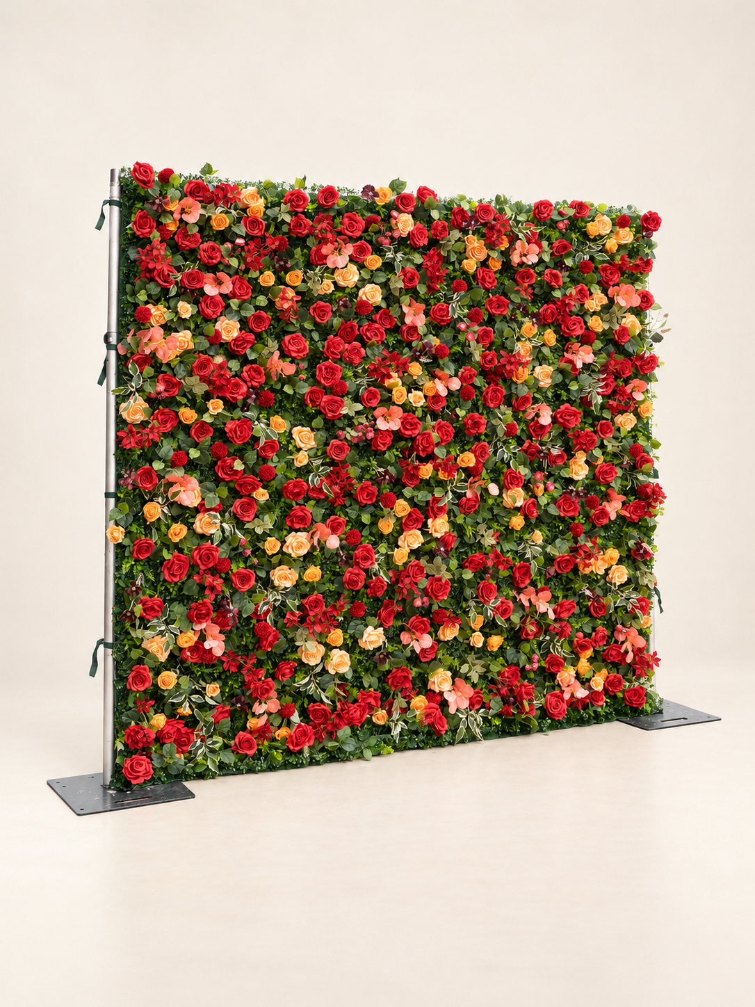 Gerene: 3D Fabric Artificial Zip Up Curtain Flower Wall For Wedding and Events Decoration