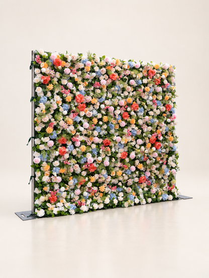 Gertie: 5D Fabric Artificial Zip Up Curtain Flower Wall For Wedding and Events Decoration