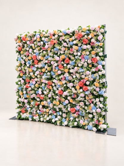 Gertie: 5D Fabric Artificial Zip Up Curtain Flower Wall For Wedding and Events Decoration