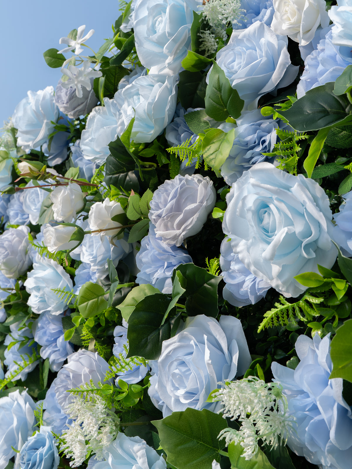 Gesina: 3D Fabric Artificial Zip Up Curtain Flower Wall For Wedding and Events Decoration