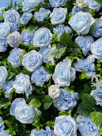 Gesina: 3D Fabric Artificial Zip Up Curtain Flower Wall For Wedding and Events Decoration