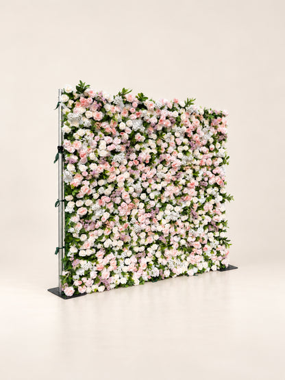 Gilda: 4D Fabric Artificial Zip Up Curtain Flower Wall For Wedding and Events Decoration