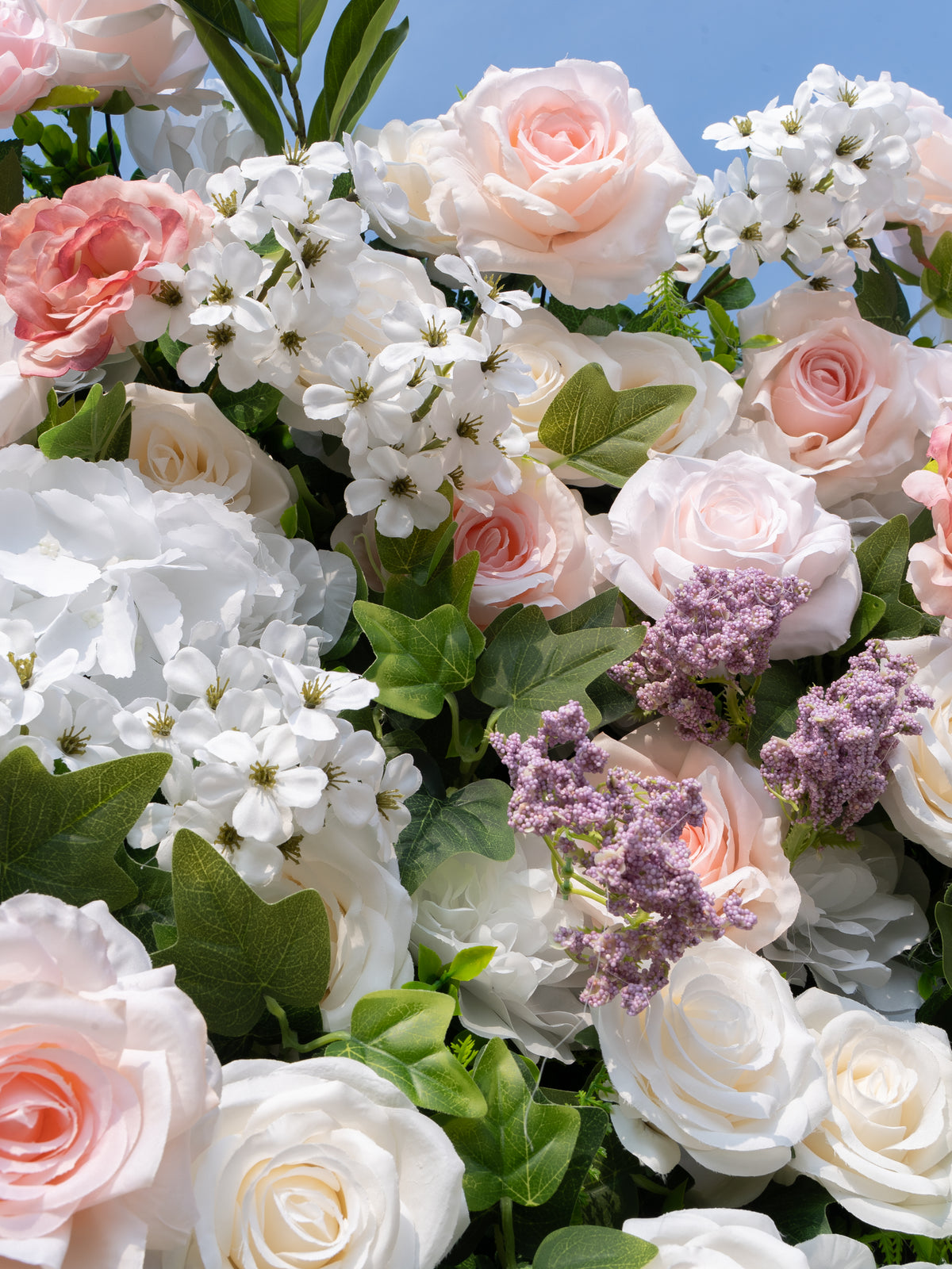 Gilda: 4D Fabric Artificial Zip Up Curtain Flower Wall For Wedding and Events Decoration