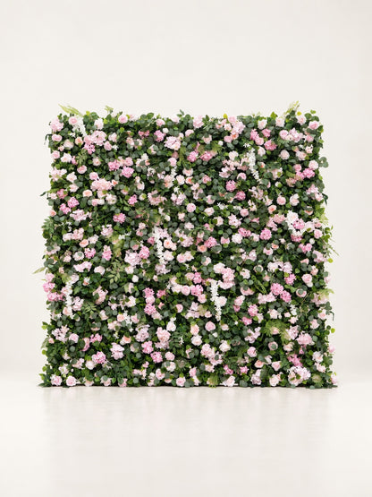 Ginny: 4D Fabric Artificial Zip Up Curtain Flower Wall For Wedding and Events Decoration