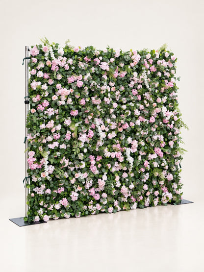 Ginny: 4D Fabric Artificial Zip Up Curtain Flower Wall For Wedding and Events Decoration