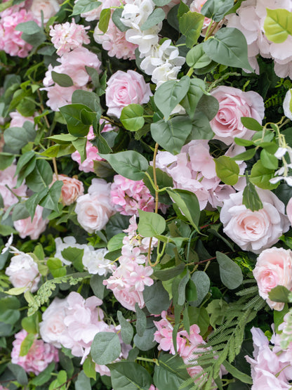 Ginny: 4D Fabric Artificial Zip Up Curtain Flower Wall For Wedding and Events Decoration