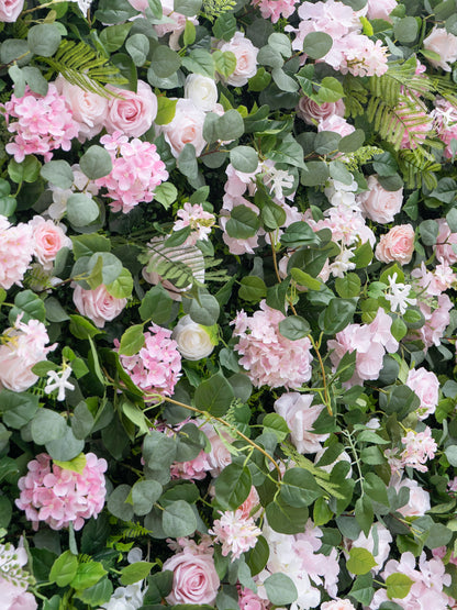 Ginny: 4D Fabric Artificial Zip Up Curtain Flower Wall For Wedding and Events Decoration