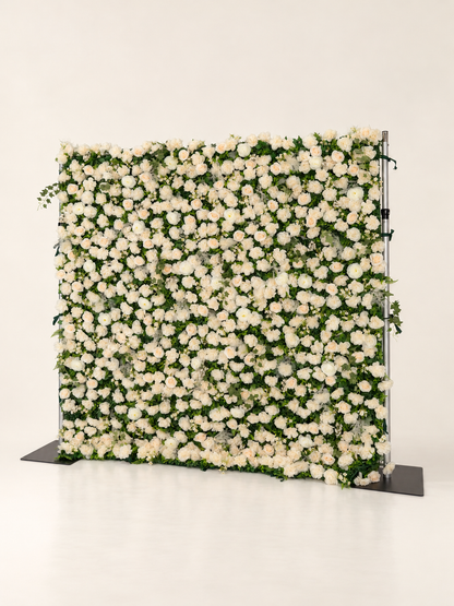 Giona: 3D Fabric Artificial Zip Up Curtain Flower Wall For Wedding and Events Decoration