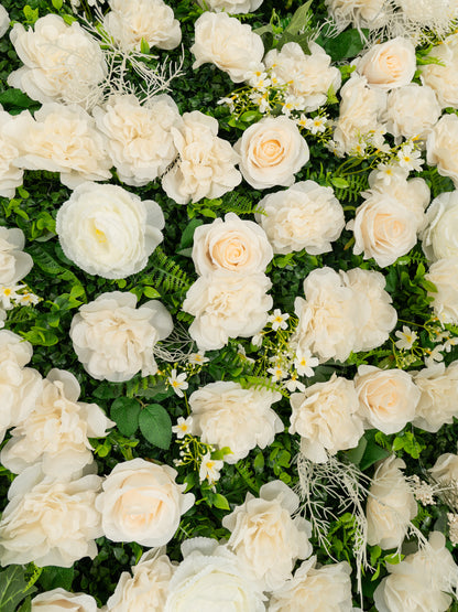 Giona: 3D Fabric Artificial Zip Up Curtain Flower Wall For Wedding and Events Decoration