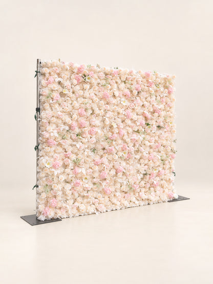 Gisora: 3D Fabric Artificial Zip Up Curtain Flower Wall For Wedding and Events Decoration