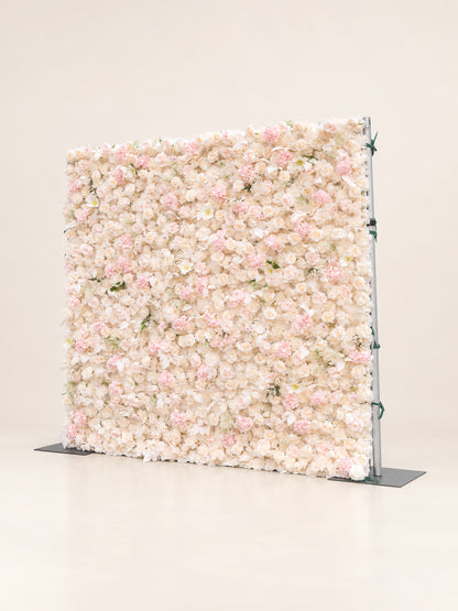 Gisora: 3D Fabric Artificial Zip Up Curtain Flower Wall For Wedding and Events Decoration