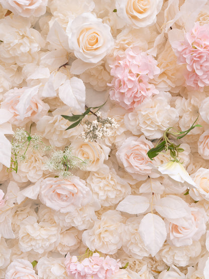 Gisora: 3D Fabric Artificial Zip Up Curtain Flower Wall For Wedding and Events Decoration