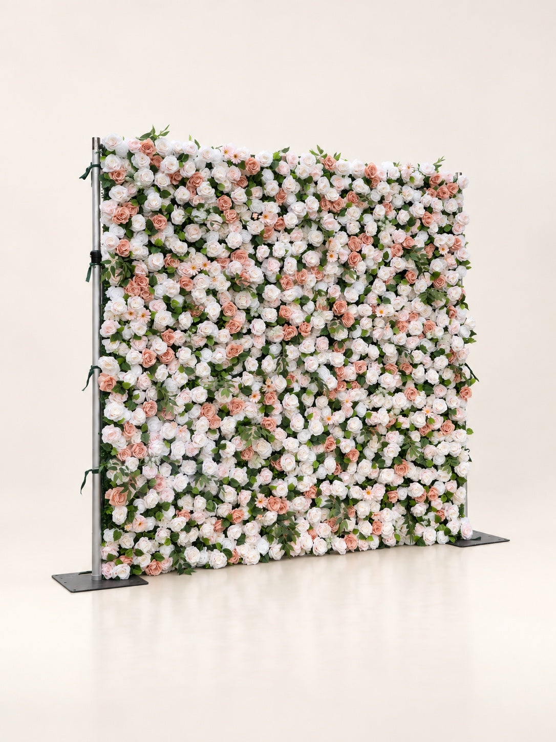 Givelle: 4D Fabric Artificial Zip Up Curtain Flower Wall For Wedding and Events Decoration