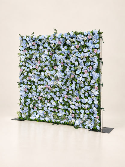 Gladys: 3D Fabric Artificial Zip Up Curtain Flower Wall For Wedding and Events Decoration