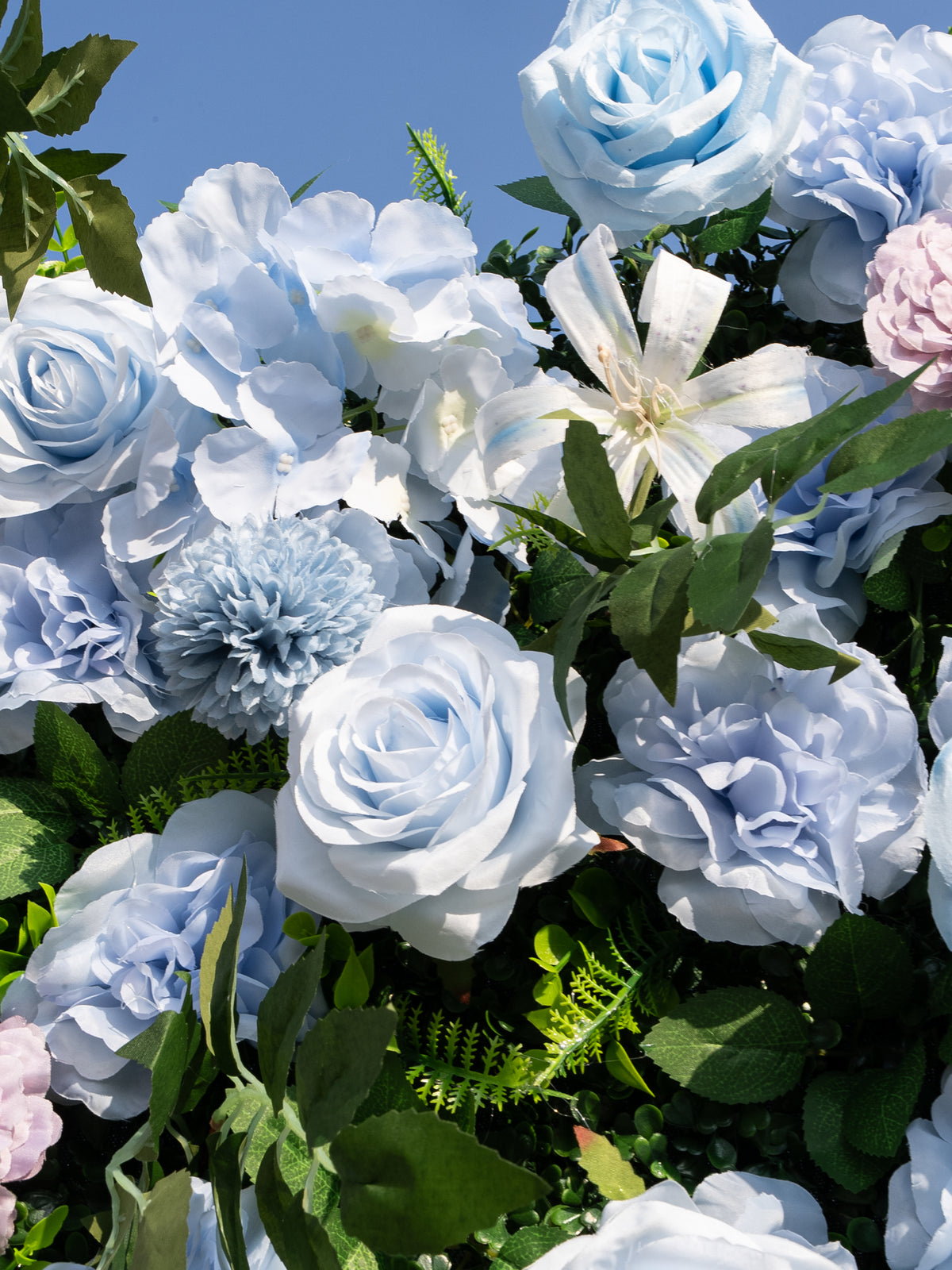 Gladys: 3D Fabric Artificial Zip Up Curtain Flower Wall For Wedding and Events Decoration