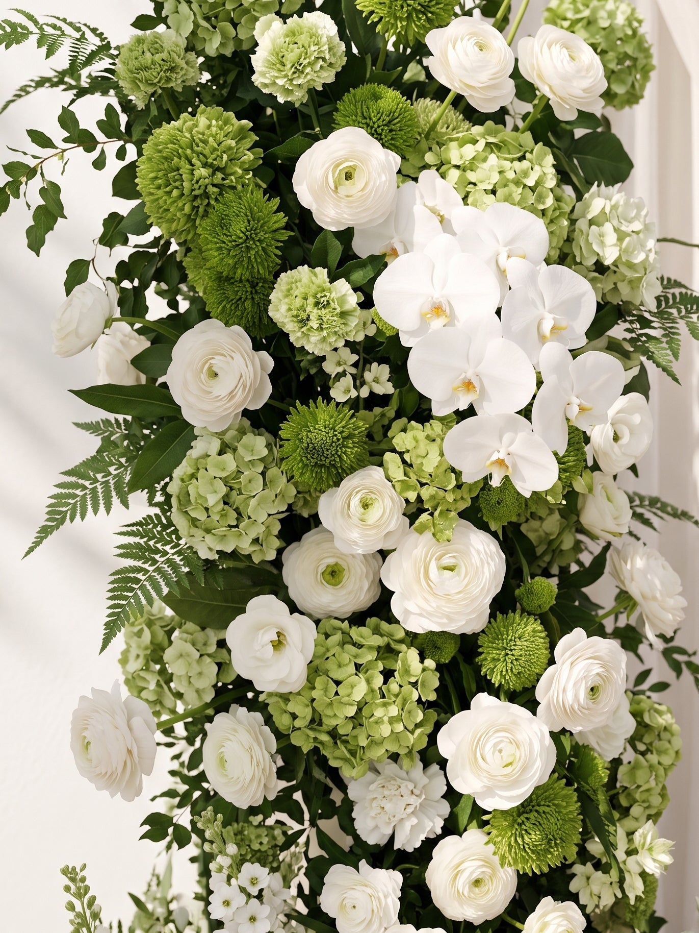 Glenrose:  Silk Wedding Full Floral Decor Set Arch Aisle Table Flower Arrangement for Romantic Weddings &amp; Proposals — floral detail