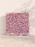 Glenyne 5D Fabric Artificial rolling up curtain flower wall — front view