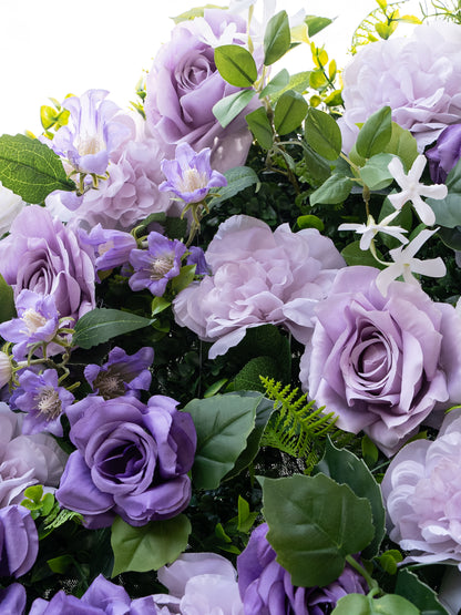 Gloria: 3D Fabric Artificial Zip Up Curtain Flower Wall For Wedding and Events Decoration