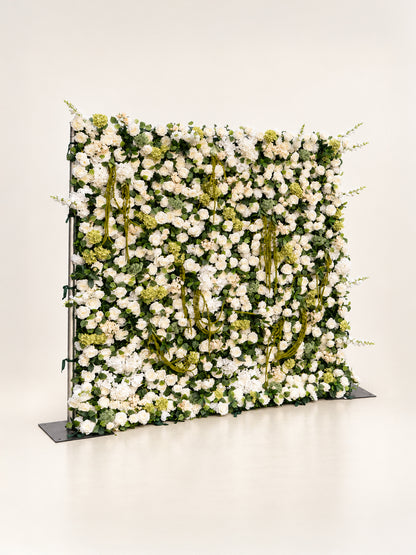 Grecia: 5D Fabric Artificial Zip Up Curtain Flower Wall For Wedding and Events Decoration
