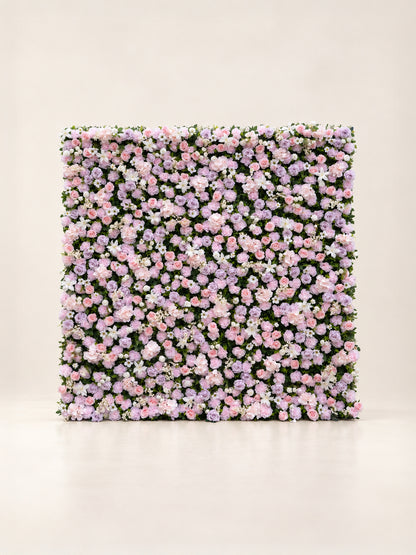 Gwenda: 3D Fabric Artificial Zip Up Curtain Flower Wall For Wedding and Events Decoration