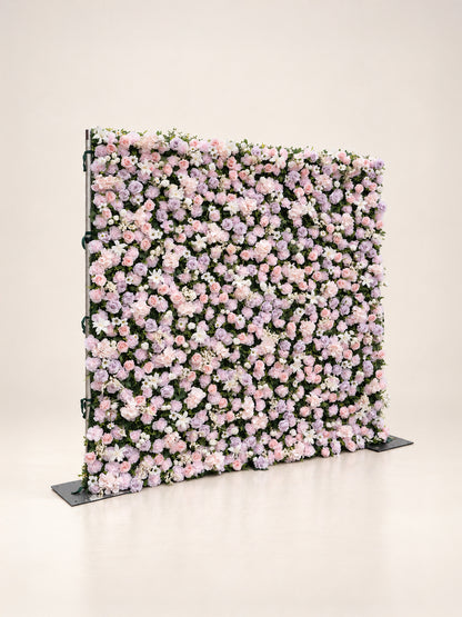 Gwenda: 3D Fabric Artificial Zip Up Curtain Flower Wall For Wedding and Events Decoration