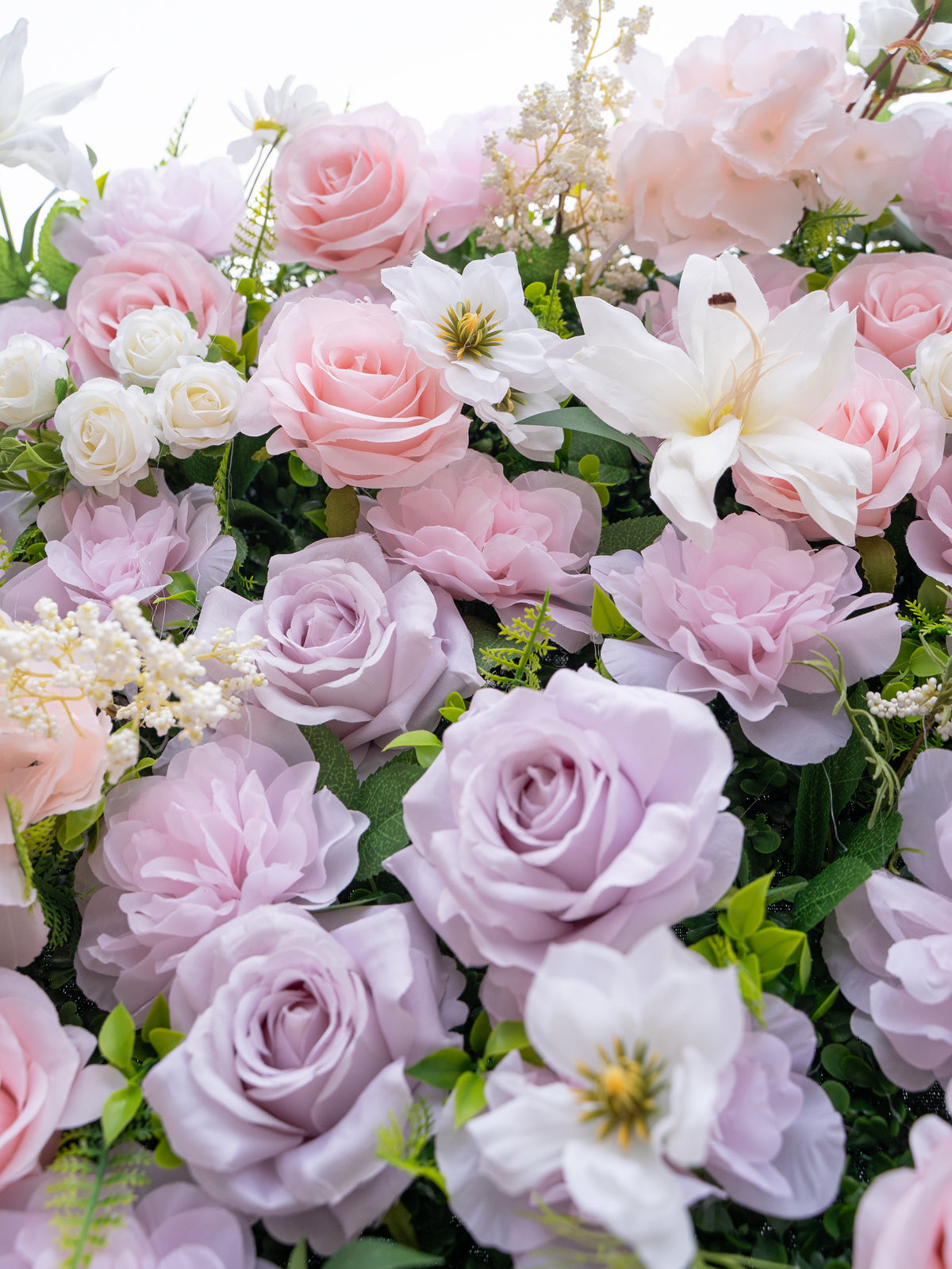 Gwenda: 3D Fabric Artificial Zip Up Curtain Flower Wall For Wedding and Events Decoration