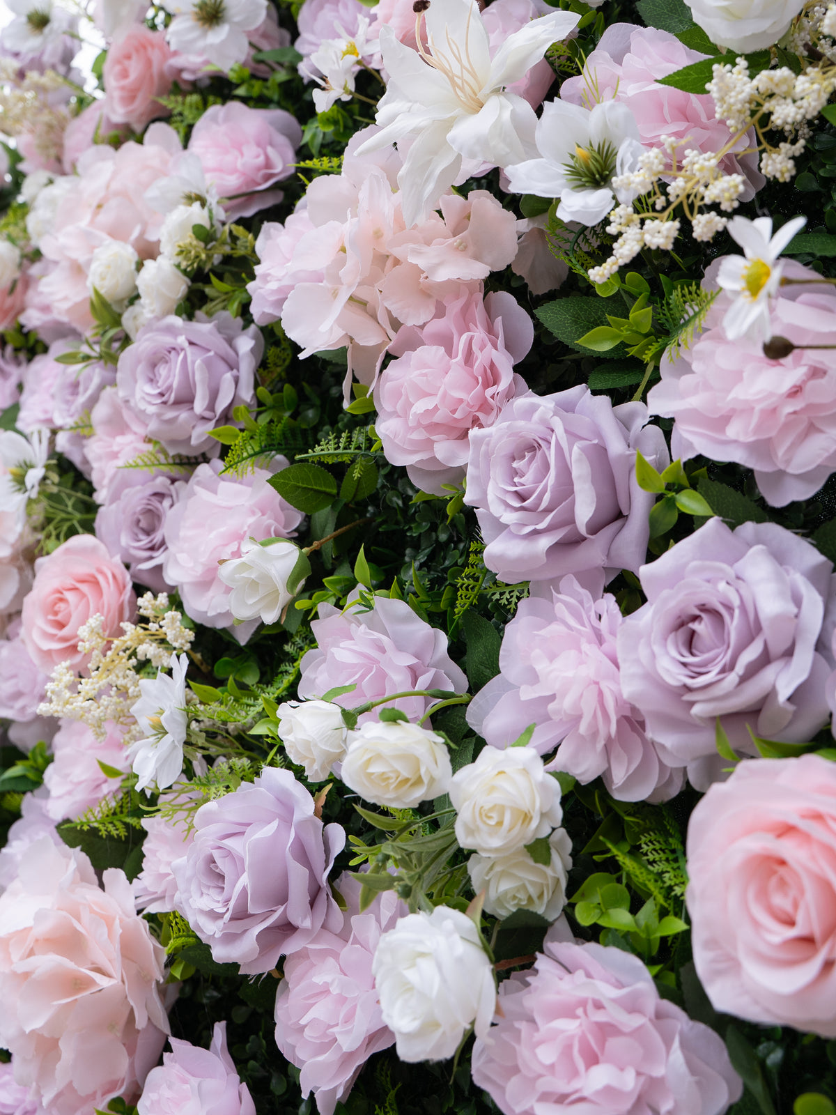 Gwenda: 3D Fabric Artificial Zip Up Curtain Flower Wall For Wedding and Events Decoration