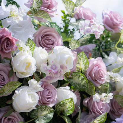Helena：3D Fabric Artificial rolling up curtain flower wall