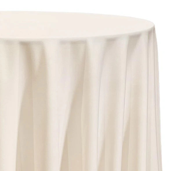 Scuba (Wrinkle-Free) Table Linen in Ivory Rose Morning