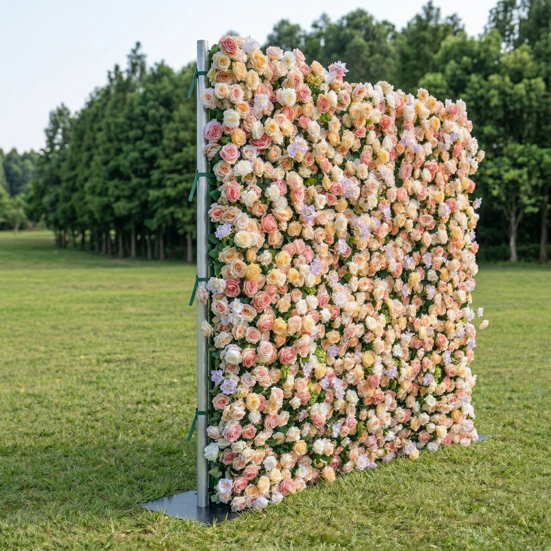Florenza: 3D Fabric Artificial Zip Up Curtain Flower Wall For Wedding and Events Decoration