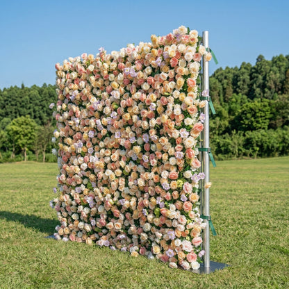 Florenza: 3D Fabric Artificial Zip Up Curtain Flower Wall For Wedding and Events Decoration