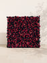 Junmora 5D Fabric Artificial rolling up curtain flower wall — front view