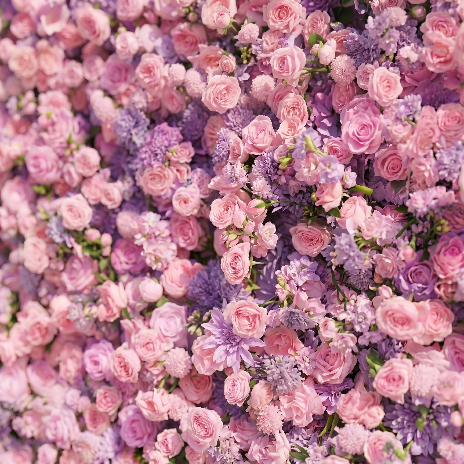 Keirrielle: Luxury 5D Lavender Purple &amp; Soft Pink Silk Floral Wall Backdrop for Romantic Dreamy Weddings