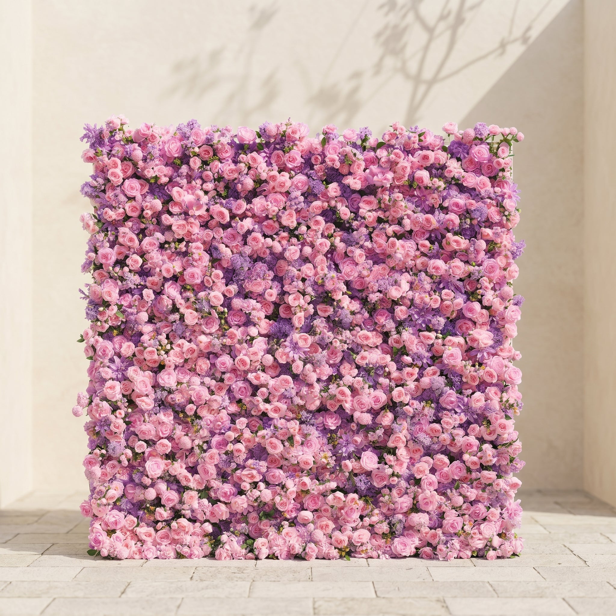 Keirrielle: Luxury 5D Lavender Purple &amp; Soft Pink Silk Floral Wall Backdrop for Romantic Dreamy Weddings