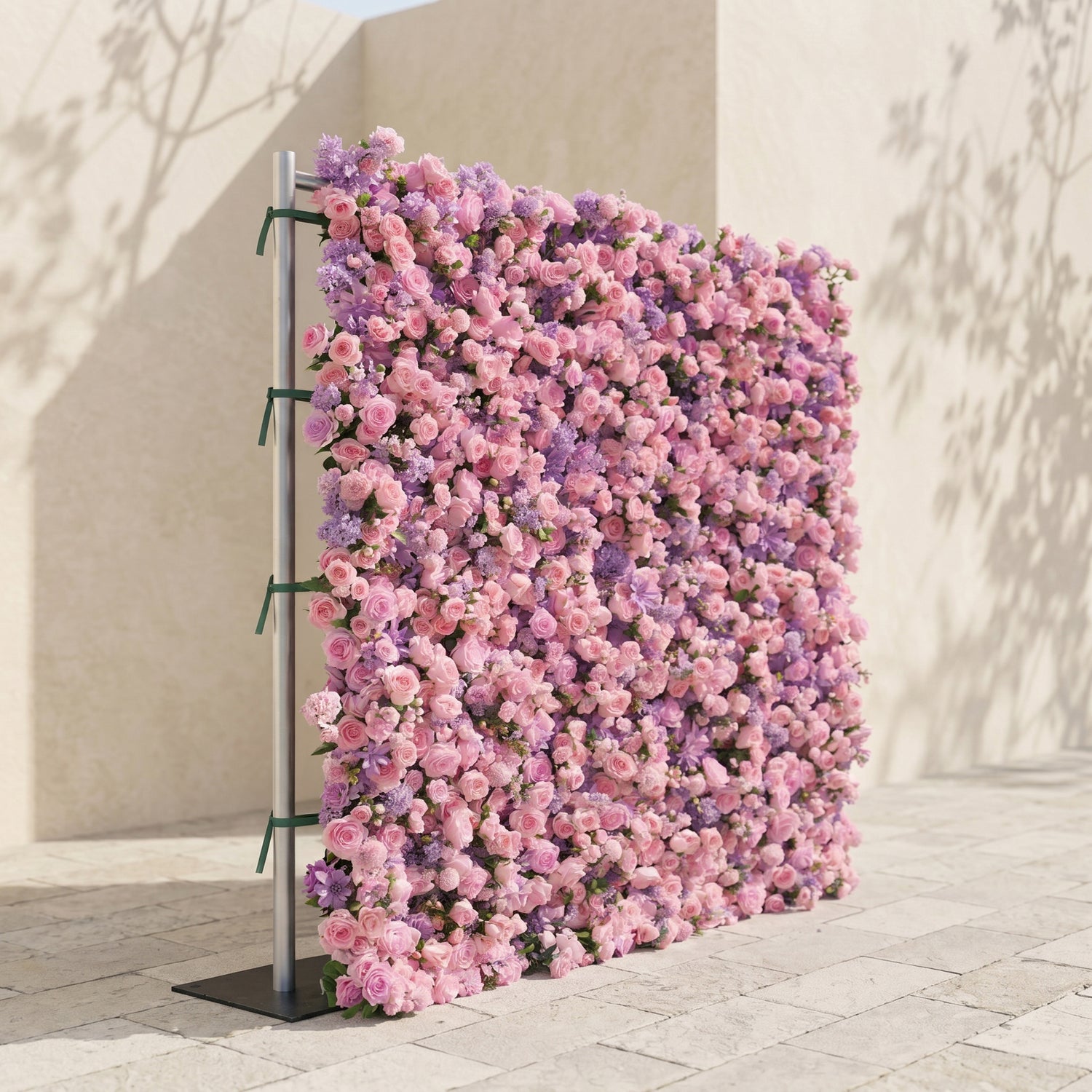 Keirrielle: Luxury 5D Lavender Purple &amp; Soft Pink Silk Floral Wall Backdrop for Romantic Dreamy Weddings