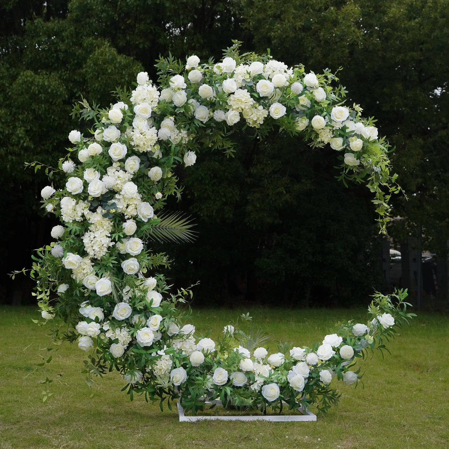 Kiana Wedding Party Background Floral Arch Decoration Including Frame