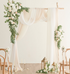 L002: 2023 Wedding Arch Decoration Drapes and Flowers Not including the Frame Rose Morning