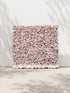 Laelora 5D Fabric Artificial rolling up curtain flower wall — front view