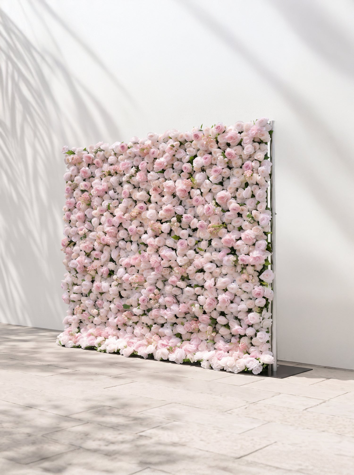 Laelora 5D Fabric Artificial rolling up curtain flower wall — right view