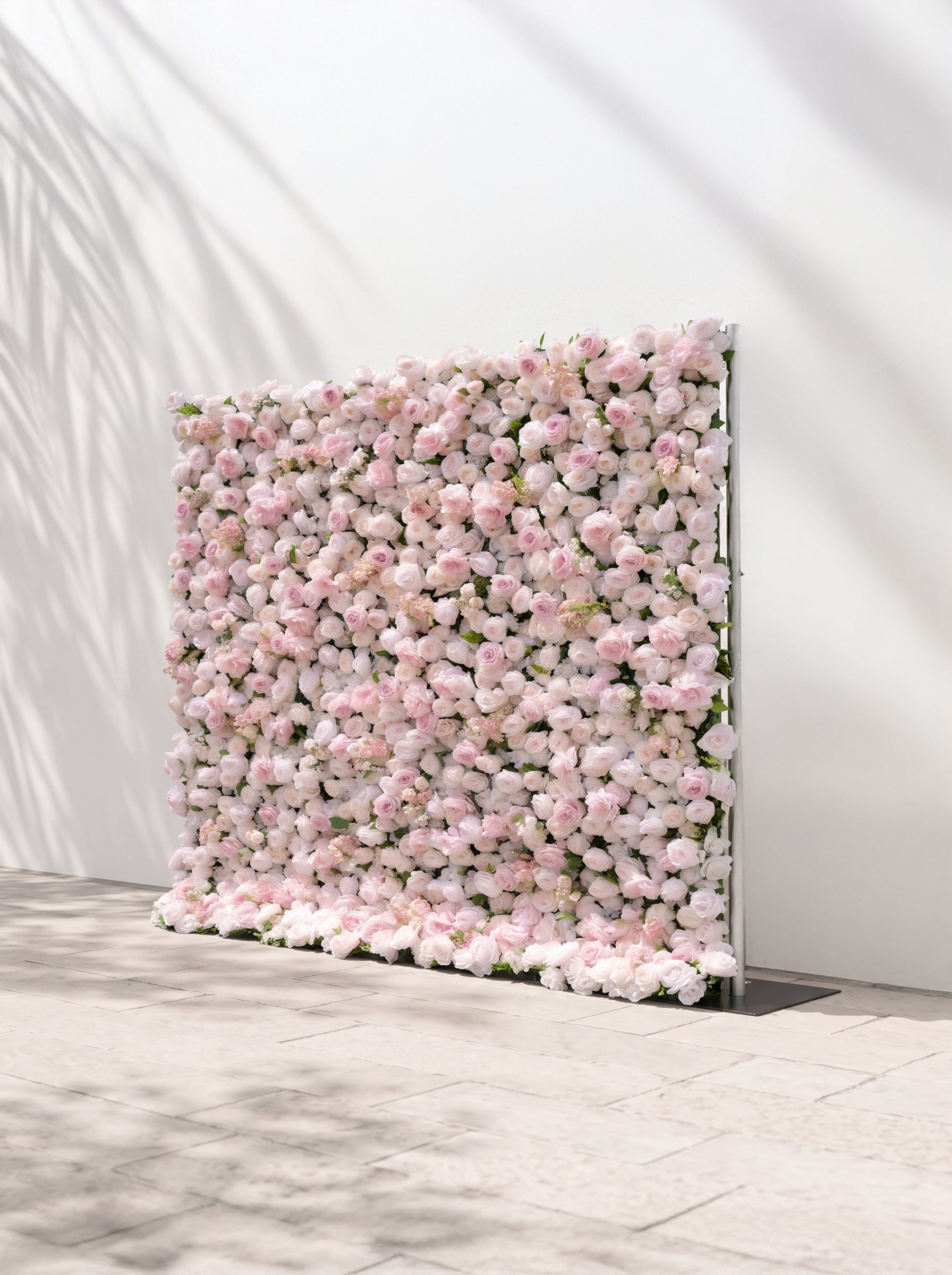 Laelora 5D Fabric Artificial rolling up curtain flower wall — right view