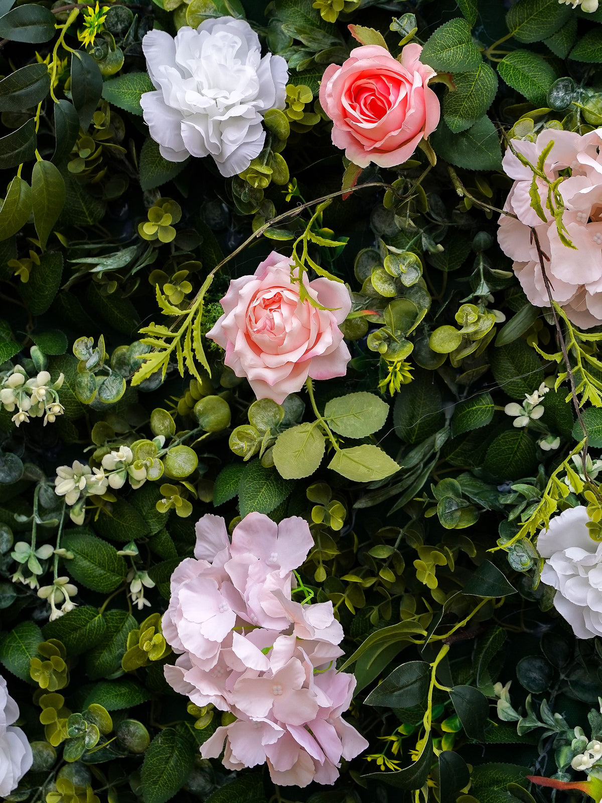 Melisande: 3D Fabric Artificial Zip Up Curtain Flower Wall For Wedding and Events Decoration