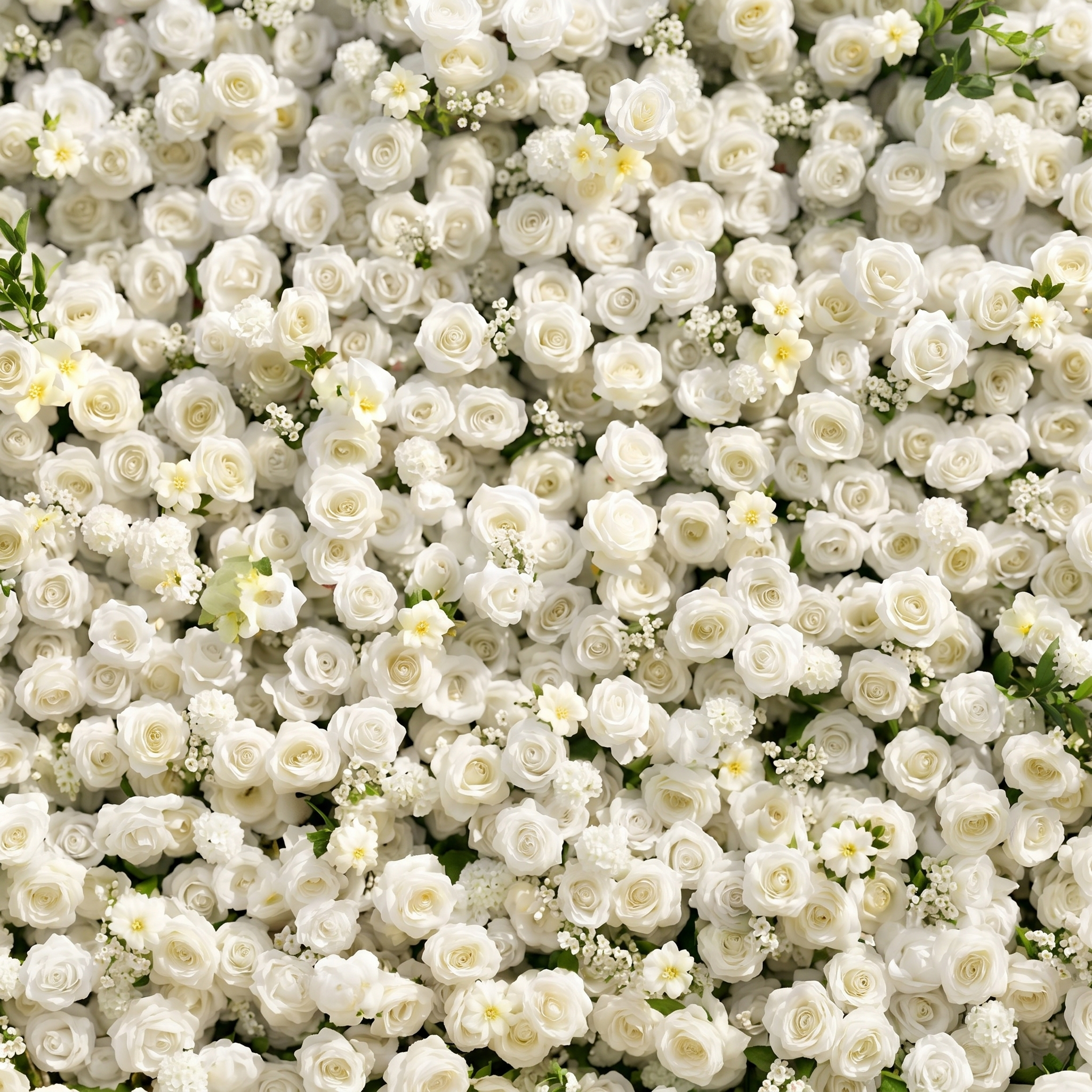 Liorbelle: Classic and Luxury 5D White Roses Flower Wall for Weddings&amp;Event Decor liorbelle detail 1
