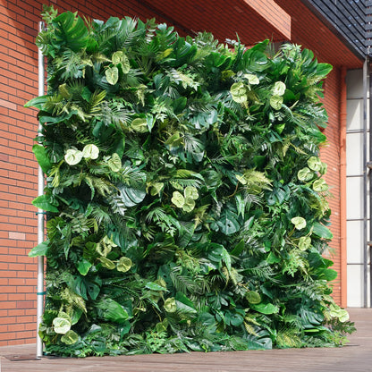 Luke：5D  Fabric Artificial rolling up curtain flower wall