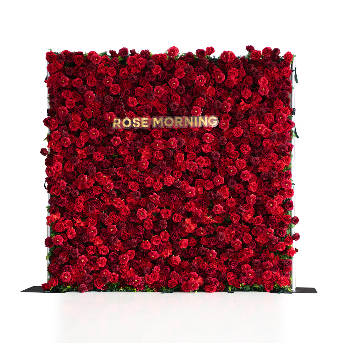 Luna Plus：3D Fabric Artificial rolling up curtain flower wall