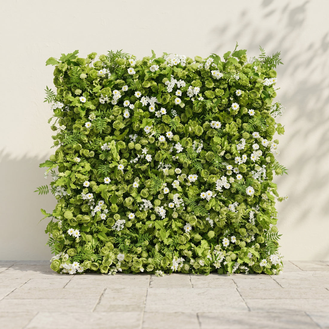 Maelie: New Luxury 5D Green Roses Flower Wall for Weddings&amp;Event Decor maelie front