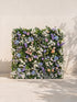 Malella : 5D Fabric Artificial rolling up curtain flower wall — front view