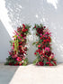 Marelmira Luxury Horn Shaped Flower Arch with Frame for Wedding Party Event Backdrop Decoration — front view