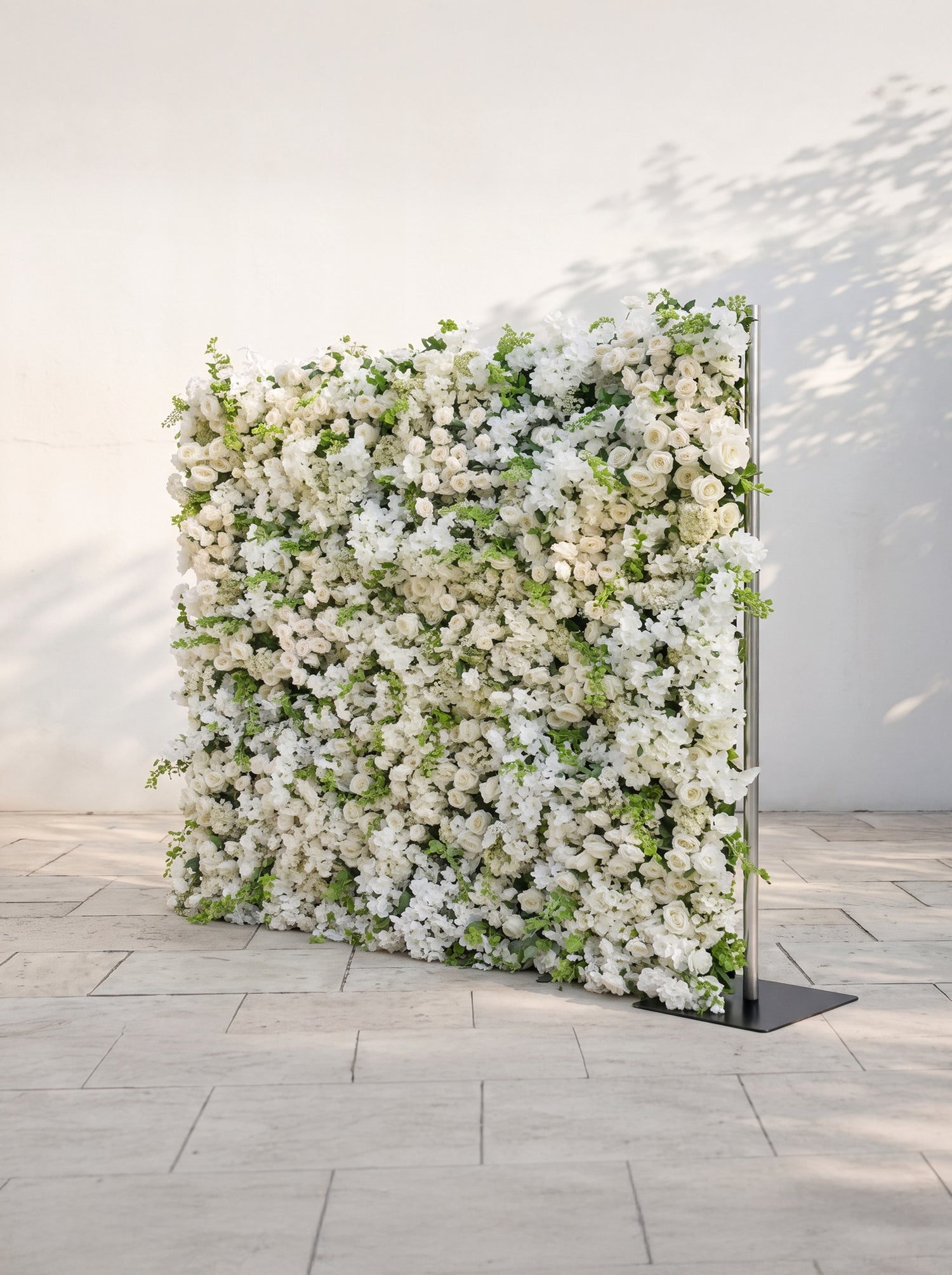 Marelsira: 5D Fabric Artificial rolling up curtain flower wall — right view