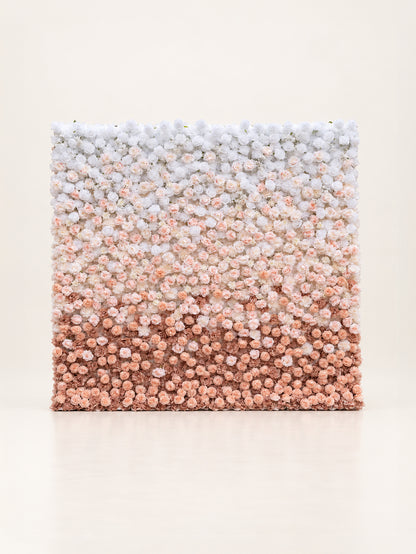 Marin: 5D Fabric Artificial Zip Up Curtain Flower Wall For Wedding and Events Decoration