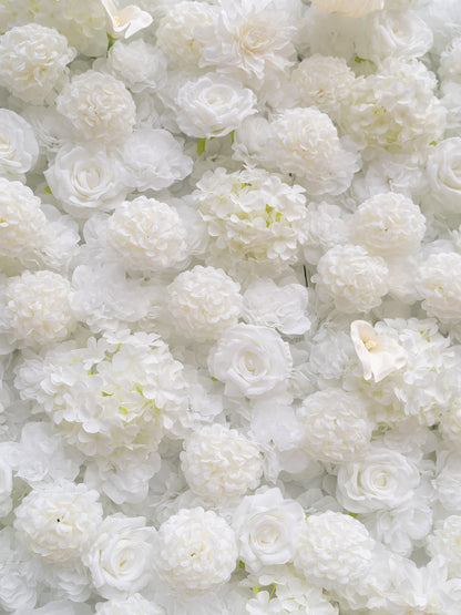 Marta: 3D Fabric Artificial Zip Up Curtain Flower Wall For Wedding and Events Decoration
